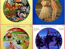 BAMBI AND MARY POPPINS ORIG MOTION PIC SOUNDTRACK PICTURE DISCS * DISNEYLAND REC
