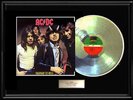 AC/DC  HIGHWAY TO HELL WHITE GOLD PLATINUM TONE  RECORD LP NON RIAA  AWARD RARE