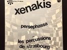 Vinyle 33T XENAKIS / PERCUSSIONS DE STRASBOURG 