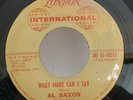 Al Saxon WHAT MORE CAN I SAY / EVIL EYE (R&R PROMO 45)#10513 PLAYS VG++ NO NOISE