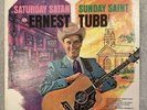 Ernest Tubb Saturday Satan Sunday Saint Vinyl Lp DL 75122 Decca