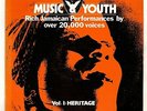 VARIOUS-music & youth volume 1 : heritage   jbc LP  (hear)   reggae folk gospel