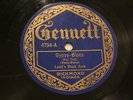 JAZZ LADD'S BLACK ACES Gypsy Blues / I'm Just Too Mean To Cry GENNETT 4794