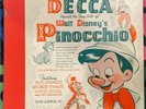 Walt Disney – PINOCCHIO (w/Cliff Edwards) 4x 78rpm discs, Decca 1940