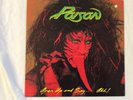 POISON   OPEN UP AND SAY AHH  LP (1988) ORIGINAL BANNED COVER Vinyl VG++