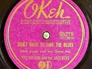 78 rpm YAS YAS GIRL and her JAZZ BOYS / Okeh label 05219 / 1940 Prewar Blues