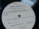 Bach The Goldberg variations Rosalyn Tureck  DEROY private press acetate 2lp