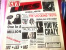 GUNS N' ROSES -G N' R LIES VINYL LP 1988 First press 924 198-1 WX 218 Rare