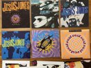 JESUS JONES 9 X 7” Vinyl Bundle. Inc Limited Editions W Postcards, Badge