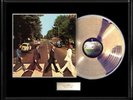 THE BEATLES ABBEY ROAD LP ALBUM WHITE GOLD PLATINUM TONE RECORD NON RIAA AWARD
