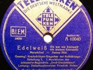 German WW2 March EDELWEISS / LANDPARTIE Herms Niel (1939) Großdeutschland 78rpm