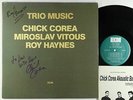Chick Corea - Trio Music 2xLP - ECM NM Autograph