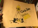 Vintage 1983 circle jerks golden shower of hits screened poster earl liberty