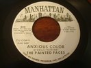 The Painted Faces. EX Promo Psych Rock 45 rpm. Things We See b/w Anxious Color