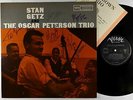 Stan Getz & The Oscar Peterson Trio - S/T LP - Verve Japan Mono VG++ Autograph