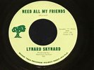 LYNARD SKYNARD Lynyrd Skynyrd SHADE TREE 101/102 orig '68 45 Need All My Friends