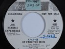Rock 45 JIMI HENDRIX EXPERIENCE Up From The Skies REPRISE promo HEAR
