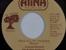 Rock 45 LYNYRD SKYNYRD Need All My Friends ATINA 1978 reissue HEAR