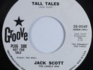 Rockabilly 45 JACK SCOTT Tall Tales GROOVE VG+ promo HEAR
