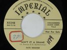 R&B Rocker 45 FATS DOMINO Ain't It A Shame IMPERIAL promo HEAR