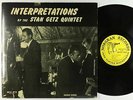 Stan Getz Quintet - Interpretations LP - Norgran - MG N-1000 Mono DG
