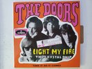 THE DOORS - Light My Fire French MONO EP on Clear Vinyl...VG+