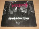 Vectom SIGNED LP - Speed Revolution / 1985 AUTOGRAPHED PRESS in VG