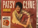 PATSY CLINE SHOWCASE With JORDANAIRES RED Vinyl Record LP HYPE STICKER Autograph