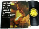 MILES DAVIS QUINTET LP Steamin With on Prestige DG mono jazz original K1