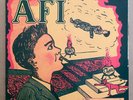 AFI Shut Your Mouth And Open Your Eyes Tan Marbled Vinyl Record LP 1st Press