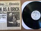 Jethro Tull Thick as a Brick LP Vinyl Record White-Label DJ Promo Edition VG