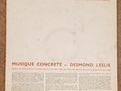 Desmond Leslie Music Of The Future vinyl record album 1960 Musique Concrete