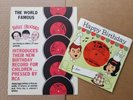 3 Three Stooges 1961 Salesman Promotional Happy Birthday Record and Literature