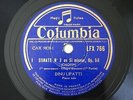 Dinu Lipatti Piano Chopin Sonate N°3 3 X 78RPM Columbia LFX 766/8