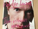 PUBLIC IMAGE LTD 'This Is What You..' Lp 1984 UK 1st Press Inc In/Sleeve Virgin
