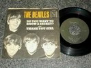 BEATLES 45RPM & PICTURE SLEEVE VJ DO YOU WANT TO KNOW A SECRET / THANK YOU GIRL