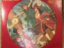 1982 DISNEY Picture Disc Peter Pan Movie Soundtrack Vinyl Record Album Lp EX