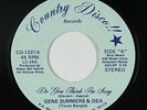 Modern Soul Disco 45 - Gene Summers - Do You Think I'm Sexy - Country Disco VG++