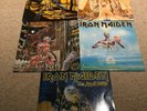 7xLP Iron Maiden, Fame, Killers, Piece of Mind, Powerslave, Somewhere in Time vm