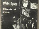 MENTAL ABUSE Vinyl LP Record STREETS OF FILTH Rare NJ Hardcore Punk 1985 VG+