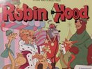 Vintage 1973 WALT DISNEY, STORY & SONGS FROM ROBIN HOOD. LP RECORD W/BOOK