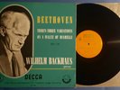 BEETHOVEN 33 VARIATIONS ON A WALTZ OF DIABELLI BACKHAUS LXT 5016 GOLD UK DECCA