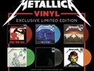 6 Metallica ?Colored Vinyl SET SEALED Walmart Exclusive Pallas Blackened MINT