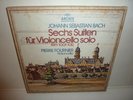 RARE PIERRE FOURNIER - Bach : Sechs Suiten Für Violoncello Solo . Box 3x LP . NM