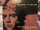 Roger Taylor QUEEN - Man On Fire - 12 Single Vinyl Record 1984 EMI