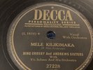 Decca 78 RPM Bing Crosby & Andrews Sisters - Meme Kilikimaka 27228 V++