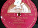 Comedian Harmonists. In einem kühlen Grunde & Sah ein Knab'. HMV EG 2483. NM(-)