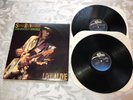 STEVIE RAY VAUGHAN & DOUBLE TROUBLE 2 LP LIVE ALIVE 1986 Epic GOLD PROMO STAMP