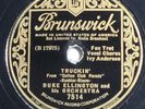 Duke Ellington - Truckin' / Accent On Youth - Brunswick 7514, 78 rpm