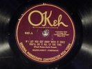 78 RPM -- Margaret Johnson (CW Blue 5 - Bechet), Okeh 8107, E/EE- Jazz -  Blues